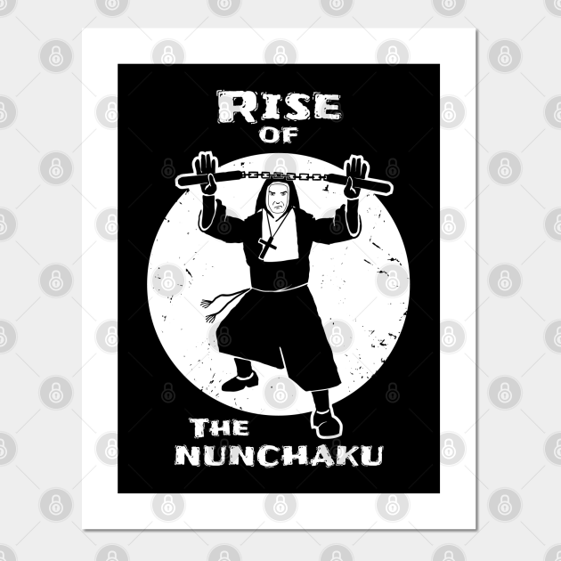 Rise Of The Nunchaku Nun Funny Martial Arts Pun Nunchaku Posters and Art Prints TeePublic